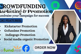 do kickstarter indiegogo crowdfunding gofundme fundraising campaign promotion