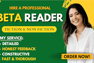 beta read course content, fiction, non fiction book, blog, wattpad, web content