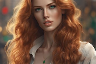 create a piece of ai artwork a character using ai