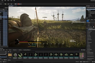 help you develop a game in unity or unreal engine