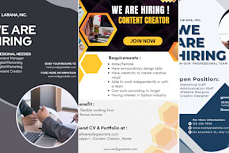 design a profeesional flyer