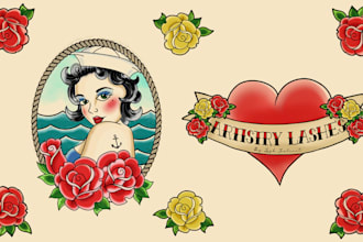 design your hand drawn logo