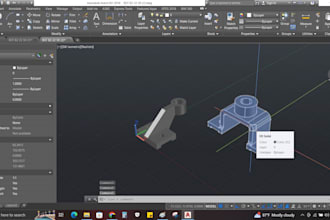 be your professional 3d solid work autocad 3d designer