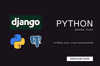 build robust web apps and fix bugs in python, django, flask, fastapi