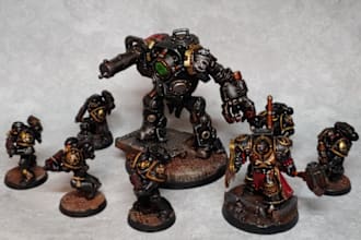 create 3d miniature tabletop game warhammer printing board game dnd kickstarter