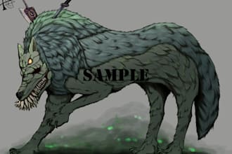 draw monster, animal and fanart