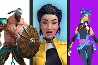 do 3d character modeling for games and films