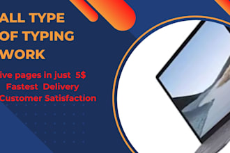 do any type of typing, retype scanned documents and documents conversion