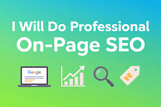 do on page seo and technical optimization to boost ranking