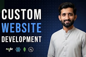 be your full stack developer for full stack website development