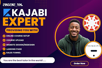 kajabi website online course thinkific canvas lms mighty network new zenler