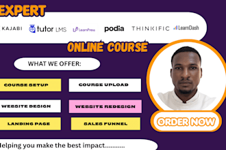 kajabi website online course thinkific canvas lms mighty network new zenler