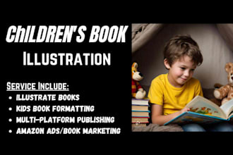 format children storybook, editing image book, kids book illustration formatting