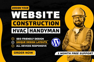 make electrician, plumber, handyman, and roofing website design