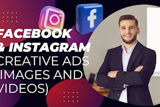 create facebook ads or instagram ads images or video posts