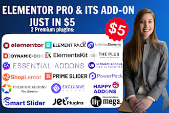 install elementor addons, crocoblock jetplugins, acf pro and wp rocket