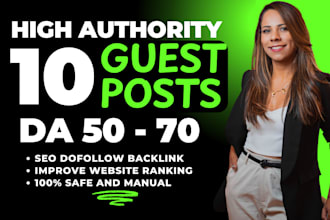 publish 10 editorial guest post with dofollow backlinks