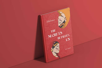 a modern minimalist book cover or ebook cover