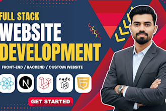 do website development as full stack web developer