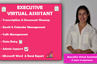 be your executive virtual assistant