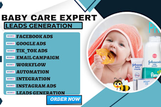 baby care leads baby website baby care landing page kindergarten baby care leads