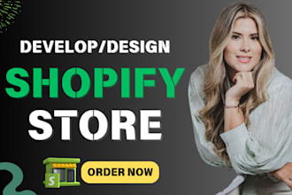 setup shopify ecommerce website, online shopify store design