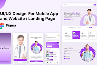 do awesome figma ui ux design with smart animation