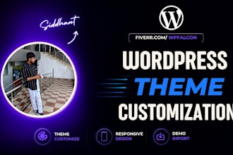 customize your wordpress and themeforest theme professionally