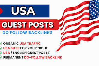 publish USA guest post with do follow backlink on USA blogs, USA sites