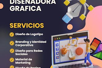 diseñadora grafica, transformo ideas en imágenes