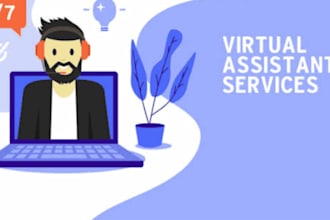 be your virtual assistant for lead generation, web research, data entry