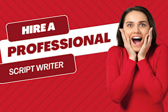 be writing an outstanding movie script, screenplay, feature film script