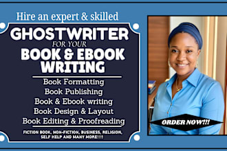 ghostwrite self help nonfiction ebook design journal workbook ghost book writer