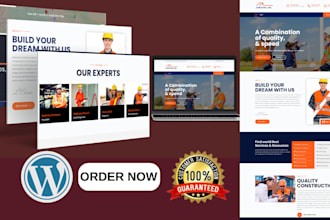create handyman, construction, roofing, plumbing, hvac, cleaning, pool website