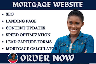 mortgage website mortgage leads mortgage loan landing page mortgage calculator