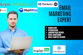 setup sendinblue, mailwizz, infusionsoft, sendy, marketo, eloqua, mailerlite