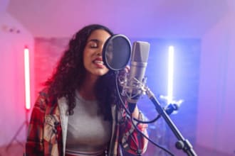 sing amazing gospel and soulful worship song as a female vocalist