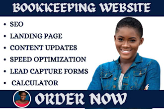 finance website accounting website bookkeeping website calculator, logo, flyer