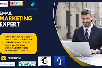 work on your mailchimp, brevo, activecampaign, sendgrid, aweber, icontact, zoho