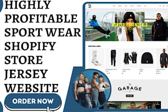 design sportwear shopify store sportwear jersey sport store activewear website