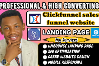 design  carrd website carrd landing page systeme io clickfunnels website joomla