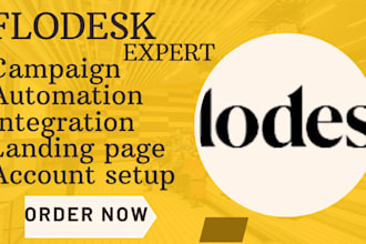help you do your flodesk account setup and welcome page and thank you page