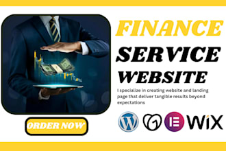 design professional finance website tax credit repair insurance website