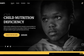 create nonprofit website donation website charity website non profit website ngo