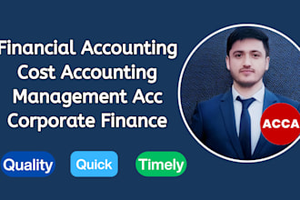 do accounting, finance and statistics tasks