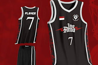 create stunning designs for basketball jersey