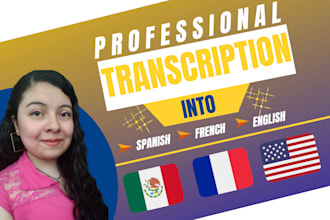 make a transcription or subtitles