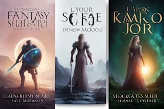 design fantasy, romance and book cover