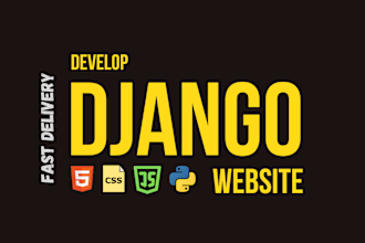 develop professional python django web application