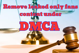 send dmca takedown notice to remove leaked, reddit, tiktok, instagram, shopify